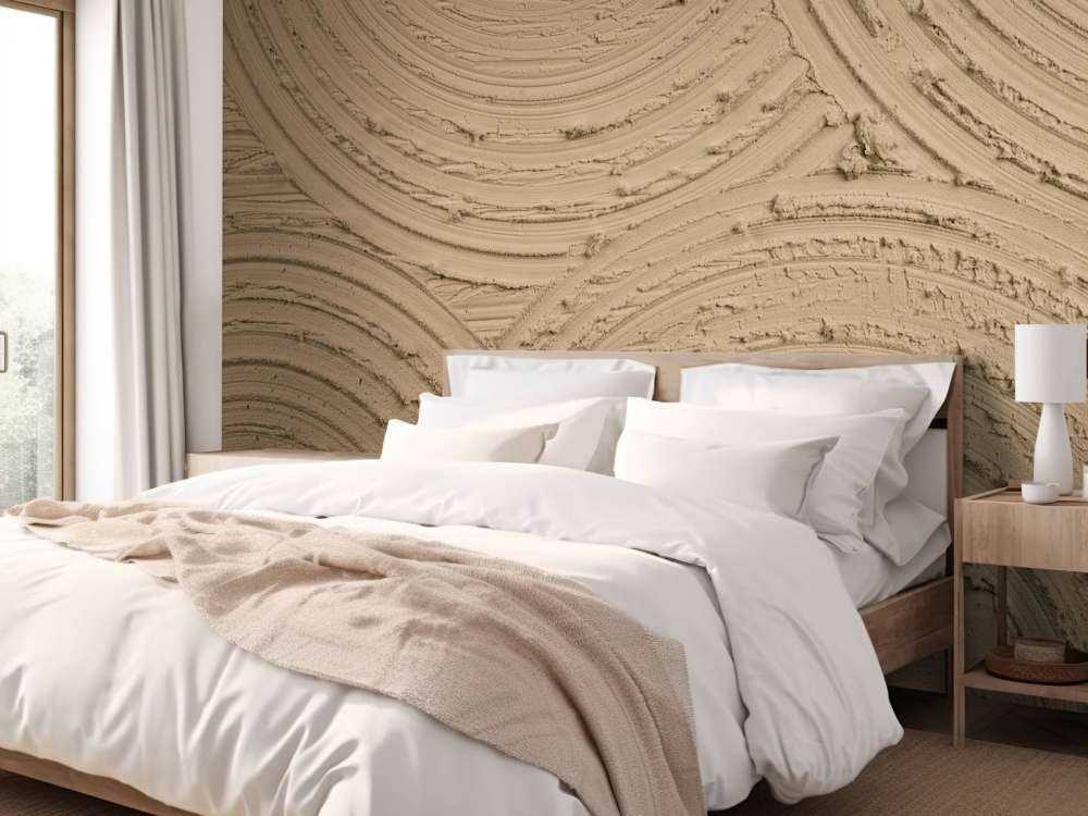 Zen-Kreise grobe Struktur in goldbraun