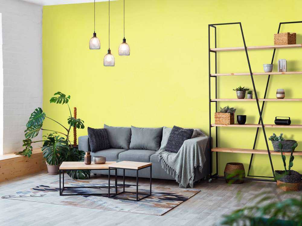 Limonengelber Beton