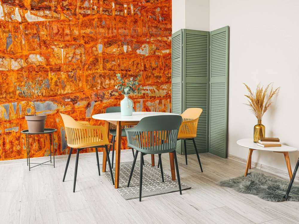 Verrostete Metallplatte