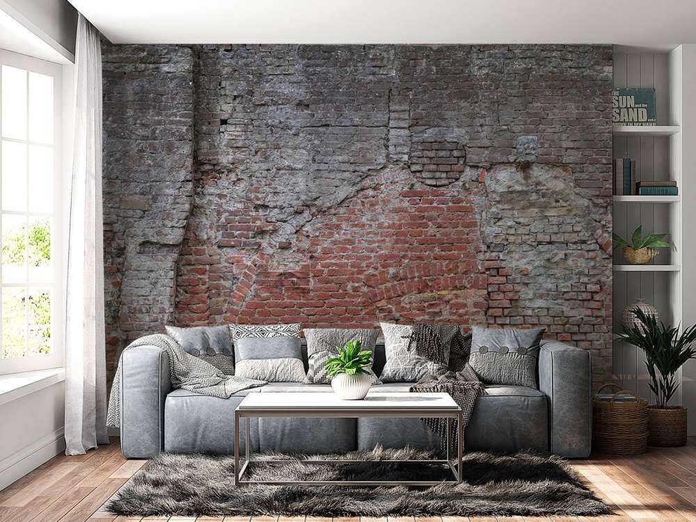 Alte restaurierte Stadtmauer