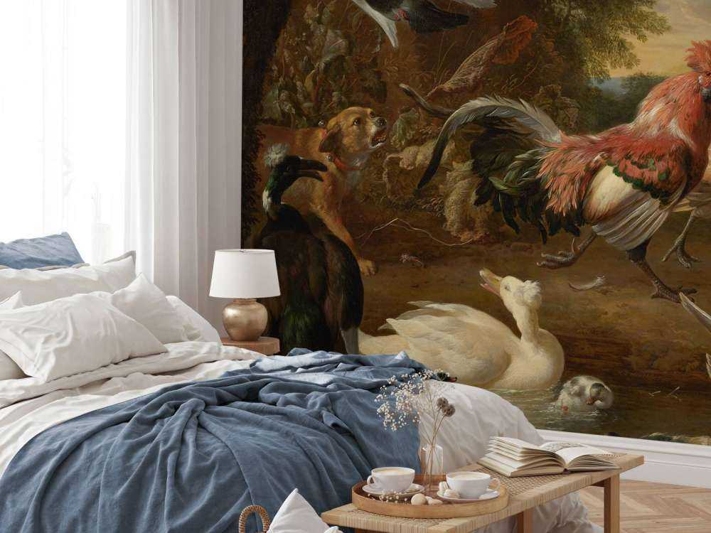 Hühner und Enten