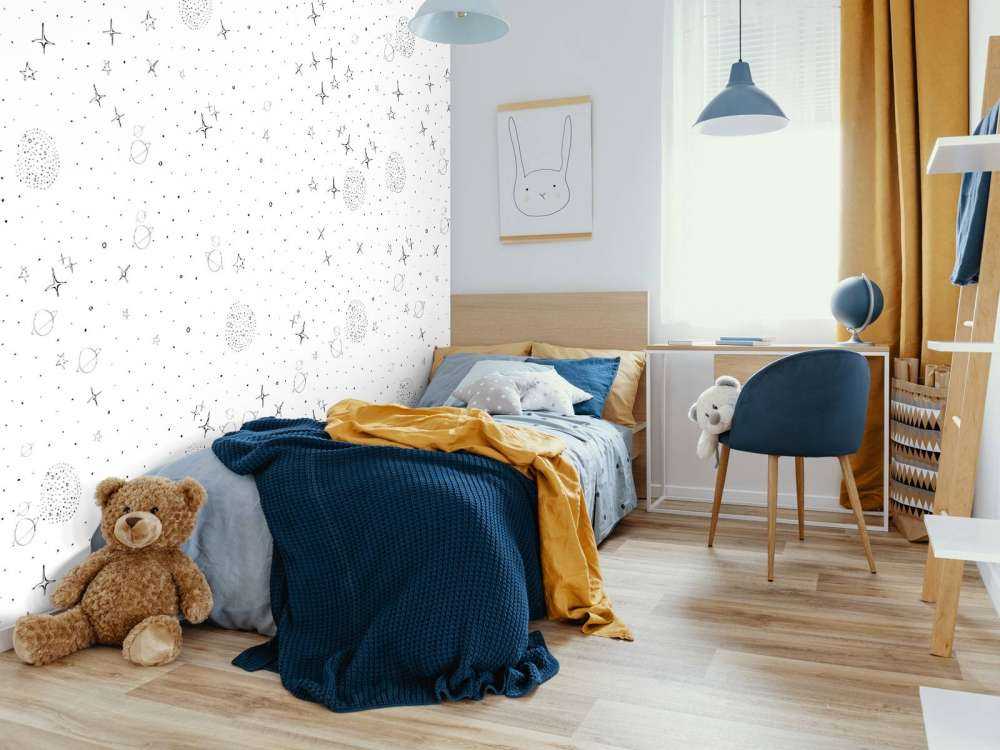 Leermuster schwarz-weiß