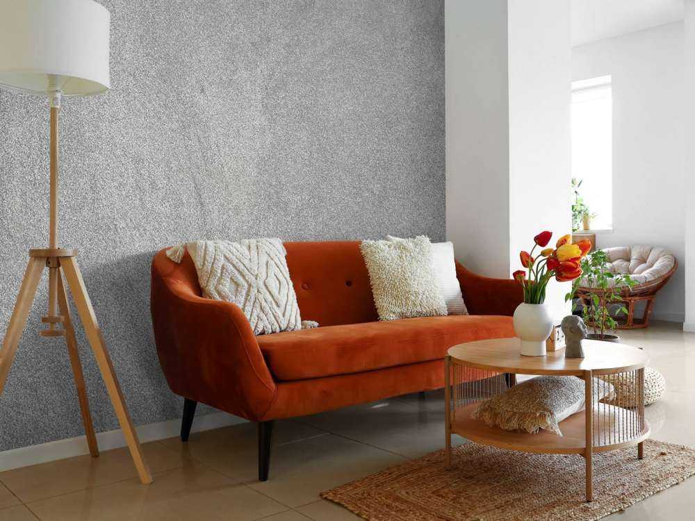 Dunkel geschliffener Beton
