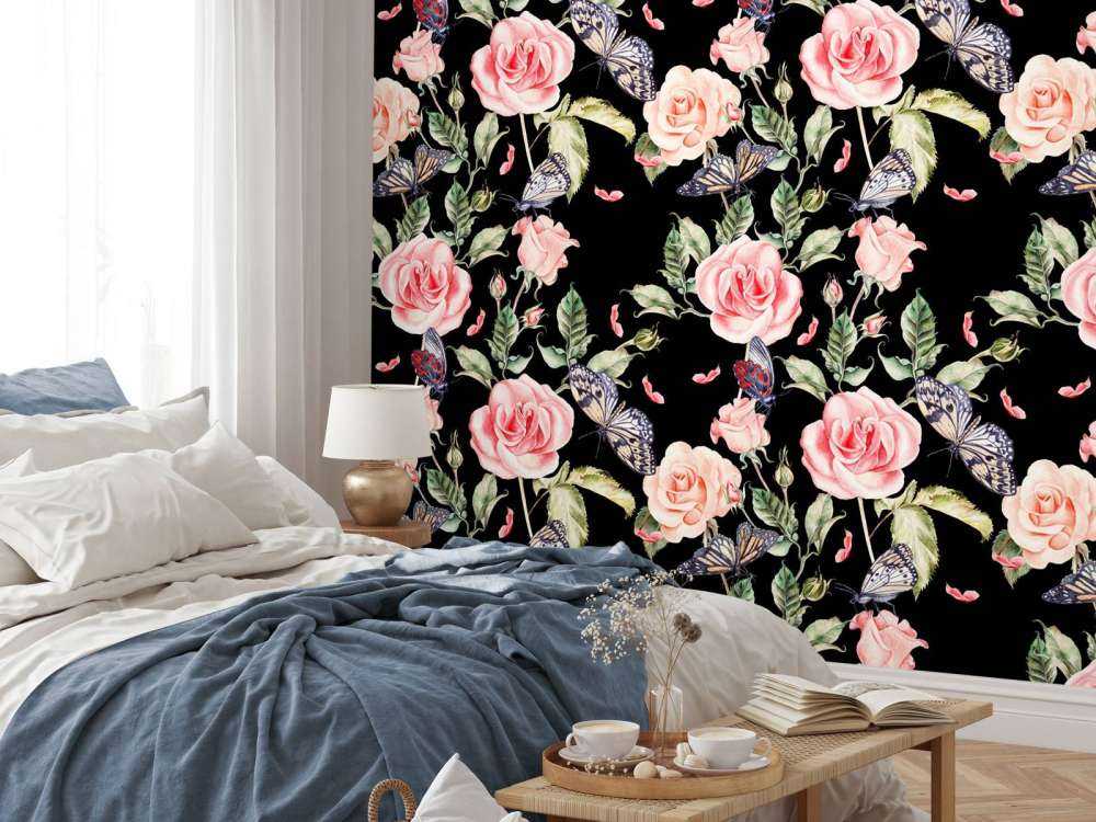 Blumen und Schmetterlinge