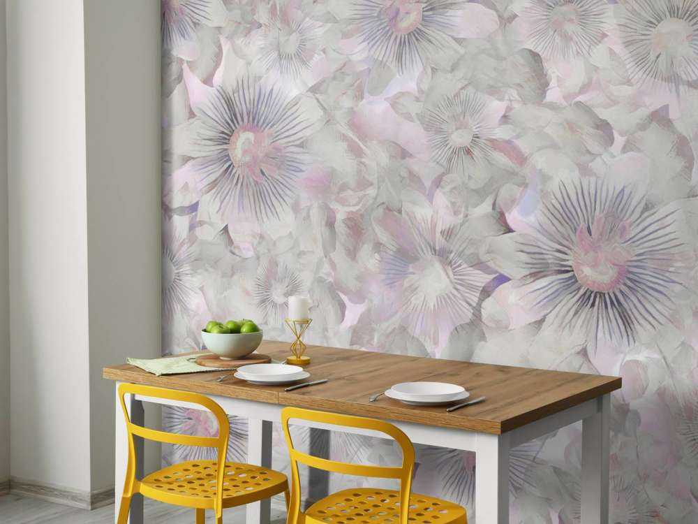 Botanische Aquarell-Eleganz Flieder-Dämmerung