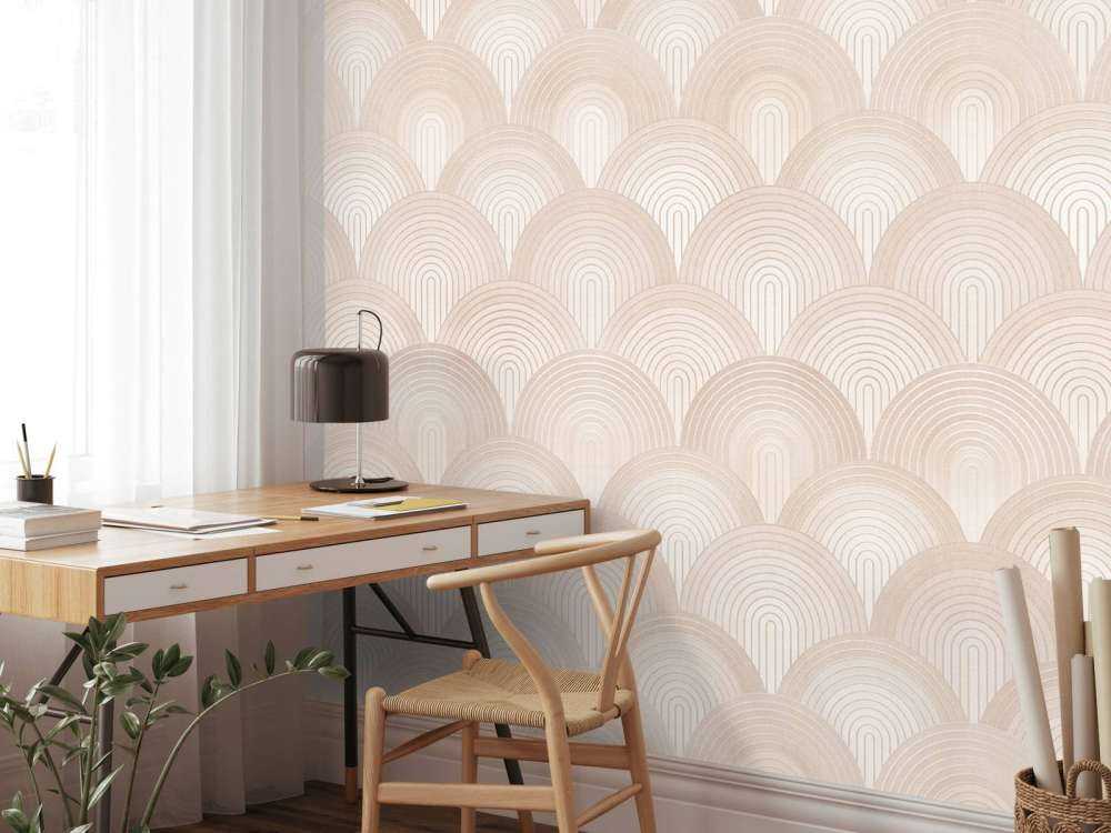 Boho ombre Bögen - Pfirsichflaum