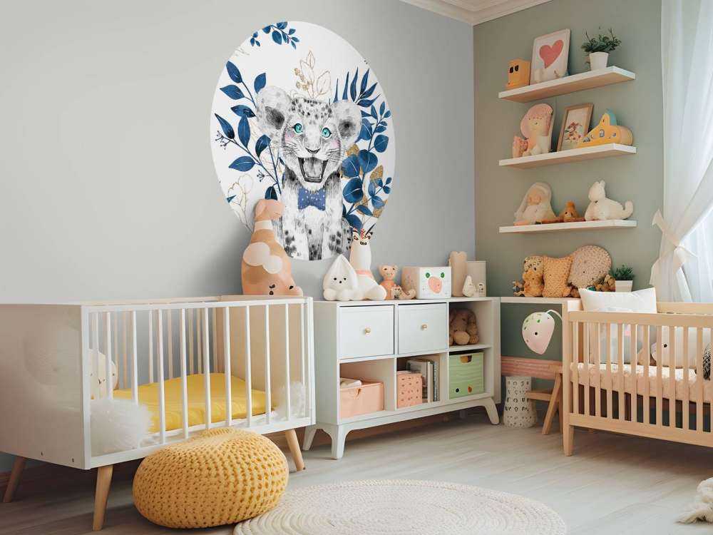 Blaues Dschungel-Löwin-Baby
