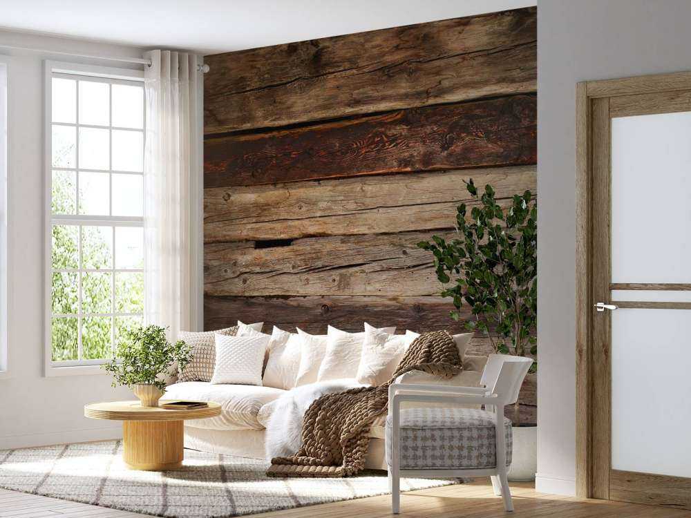 Geräuchertes rotes Holz