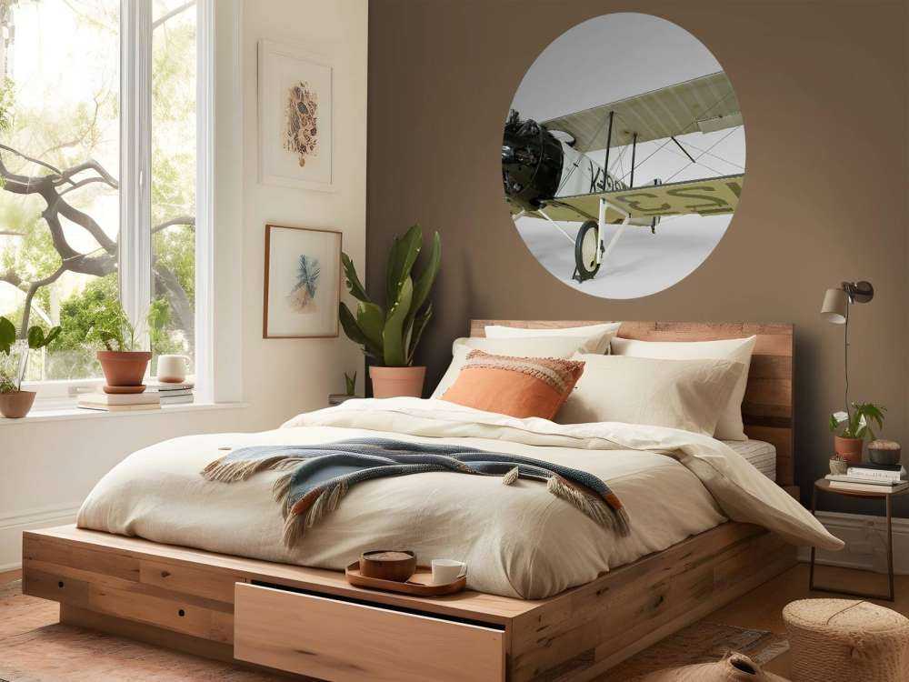 Altes Flugzeug FK 23 Bantam