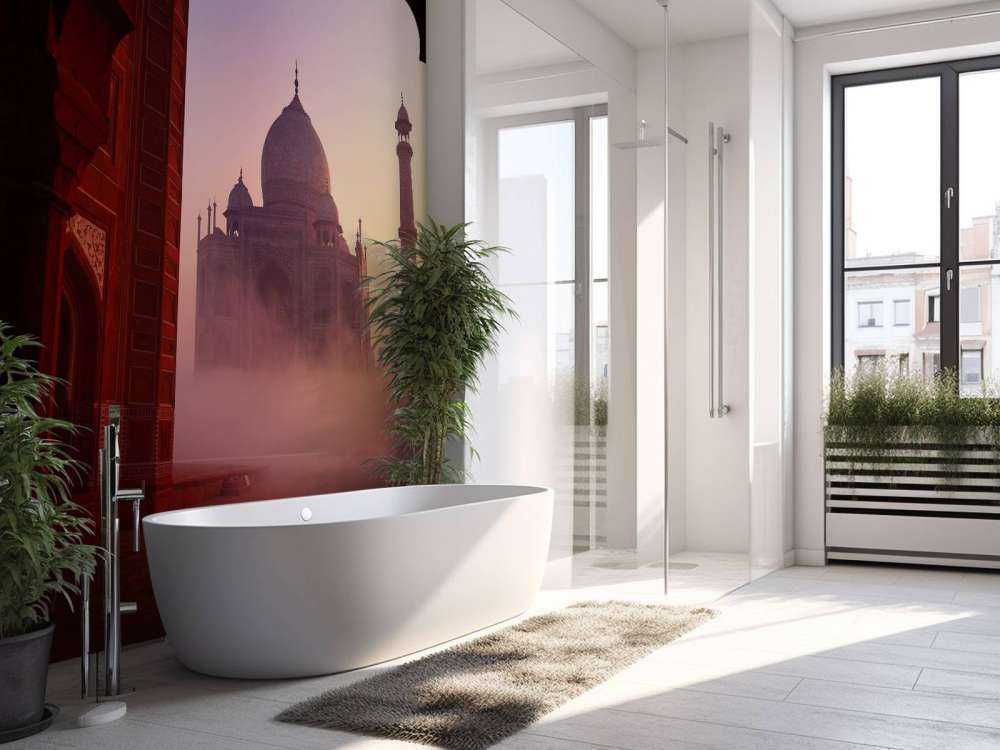 Taj Mahal bei Sonnenaufgang