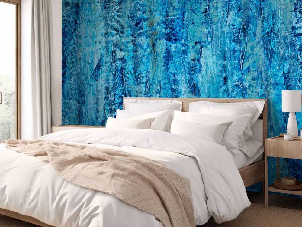 Malen mit Blauschattierungen