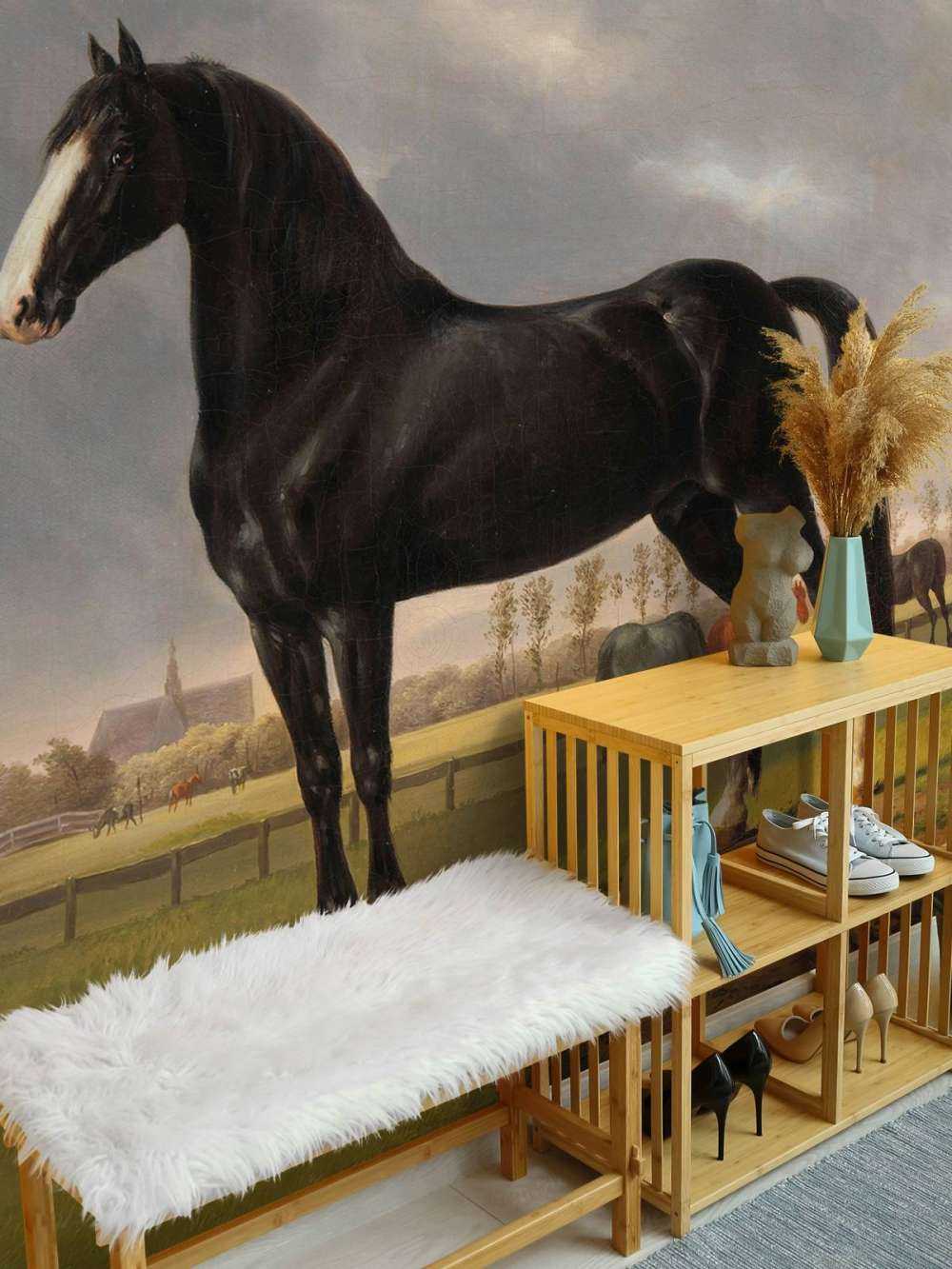 Fototapete Pferd. Die Hardlinerin De Vlugge