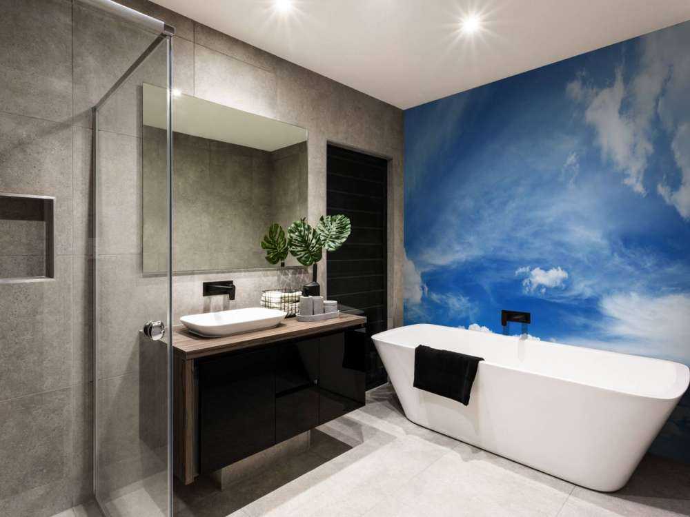 Blauer Himmel mit Wolken