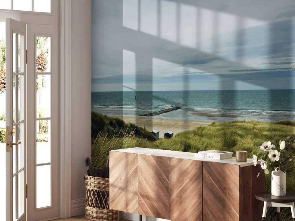 Strand von den Dünen aus
