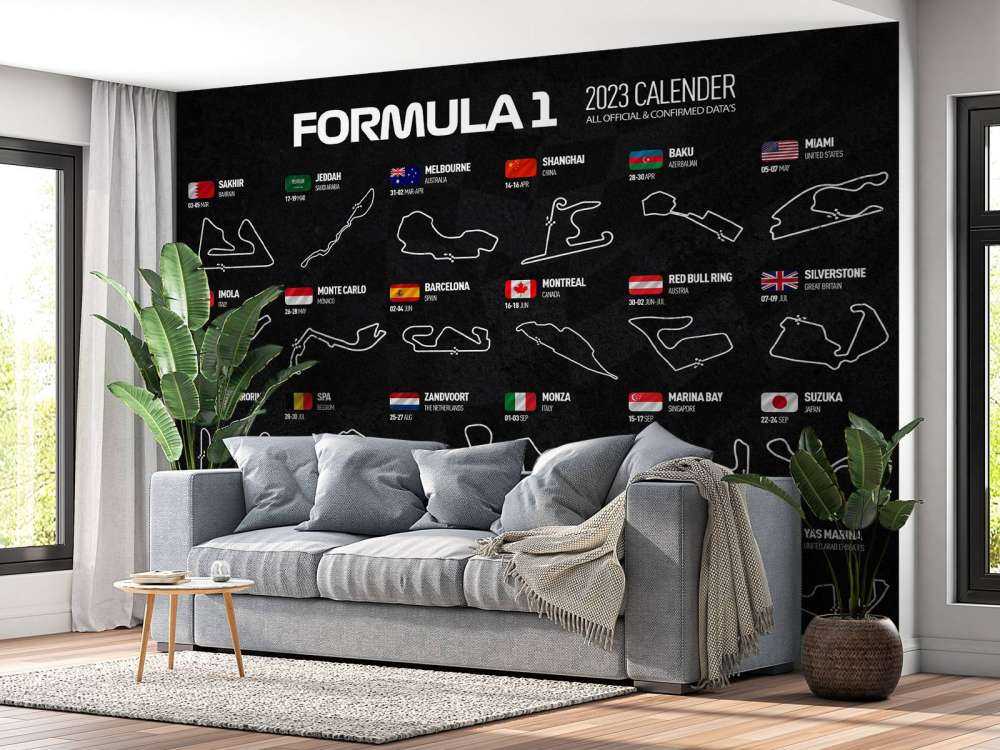 Formel 1 2023 - Datenkarte