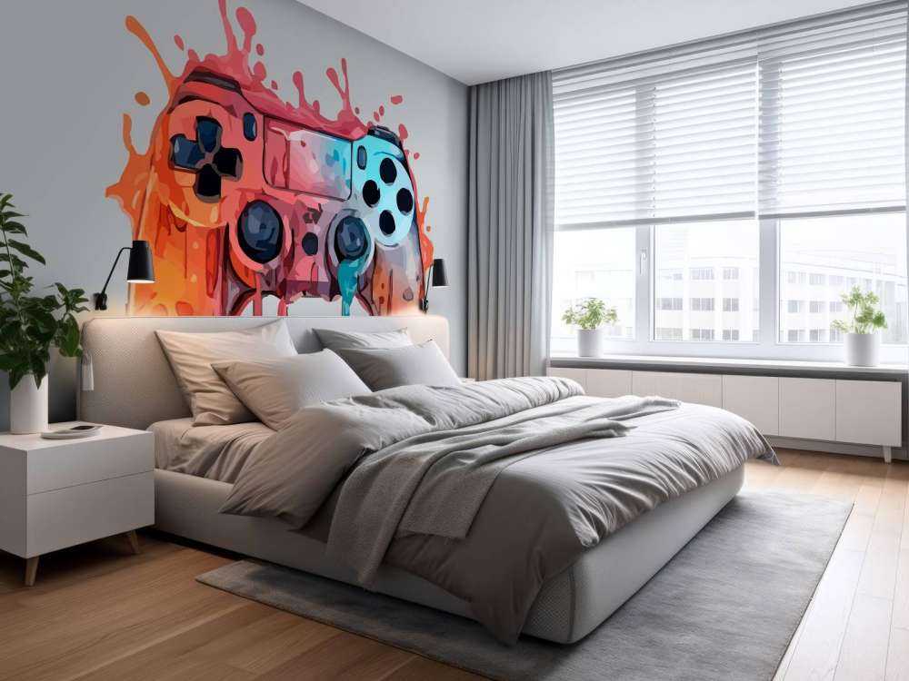 Aquarell Gamer Splash