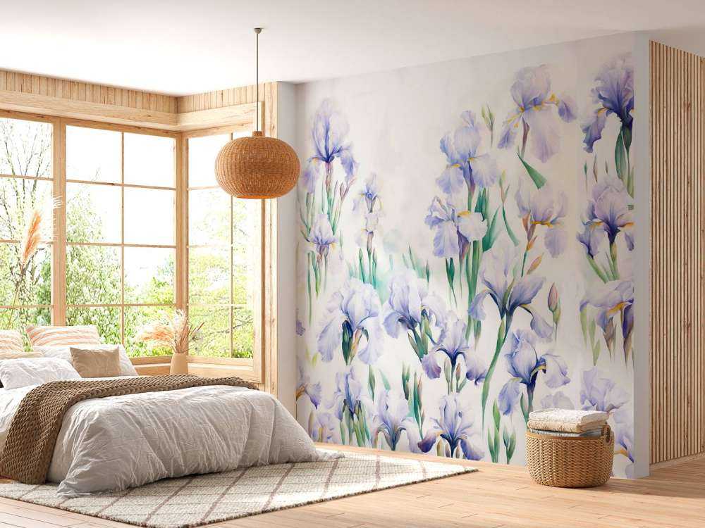 Iris tanzen nahtlos Pastell