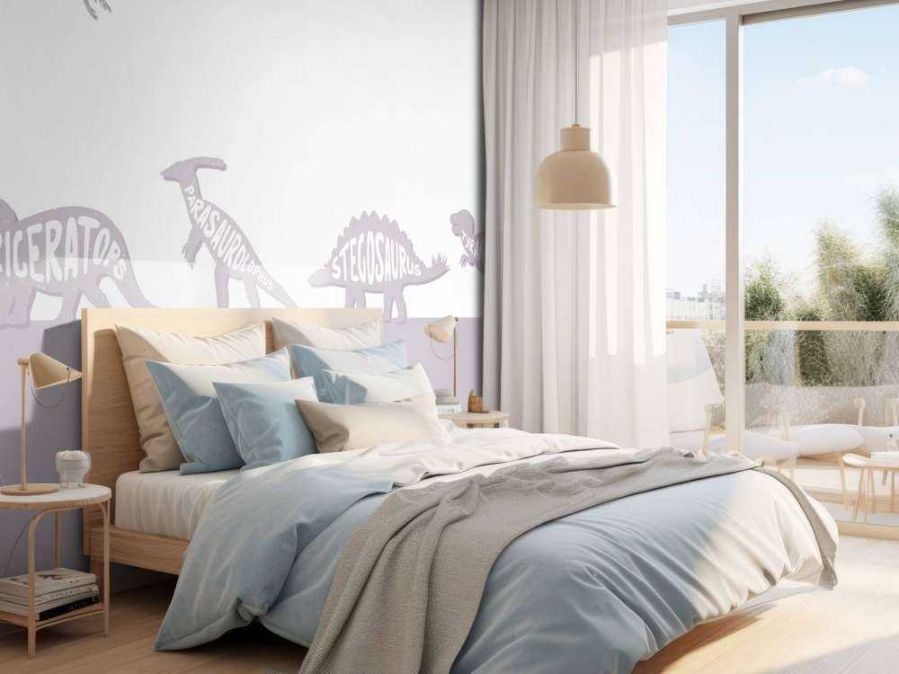 Dinos mit Text in rosa