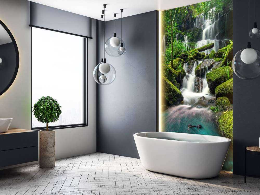 Wasserfall in einen Dschungel