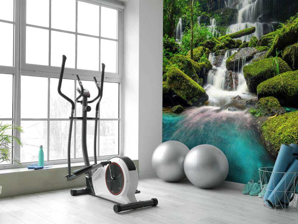 Wasserfall in einen Dschungel