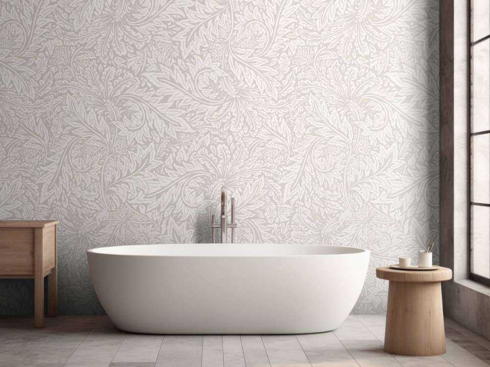 Morris Blumen & Blätter - neutral beige