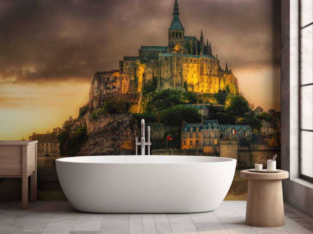 Mont Saint Michel auf Fototapete