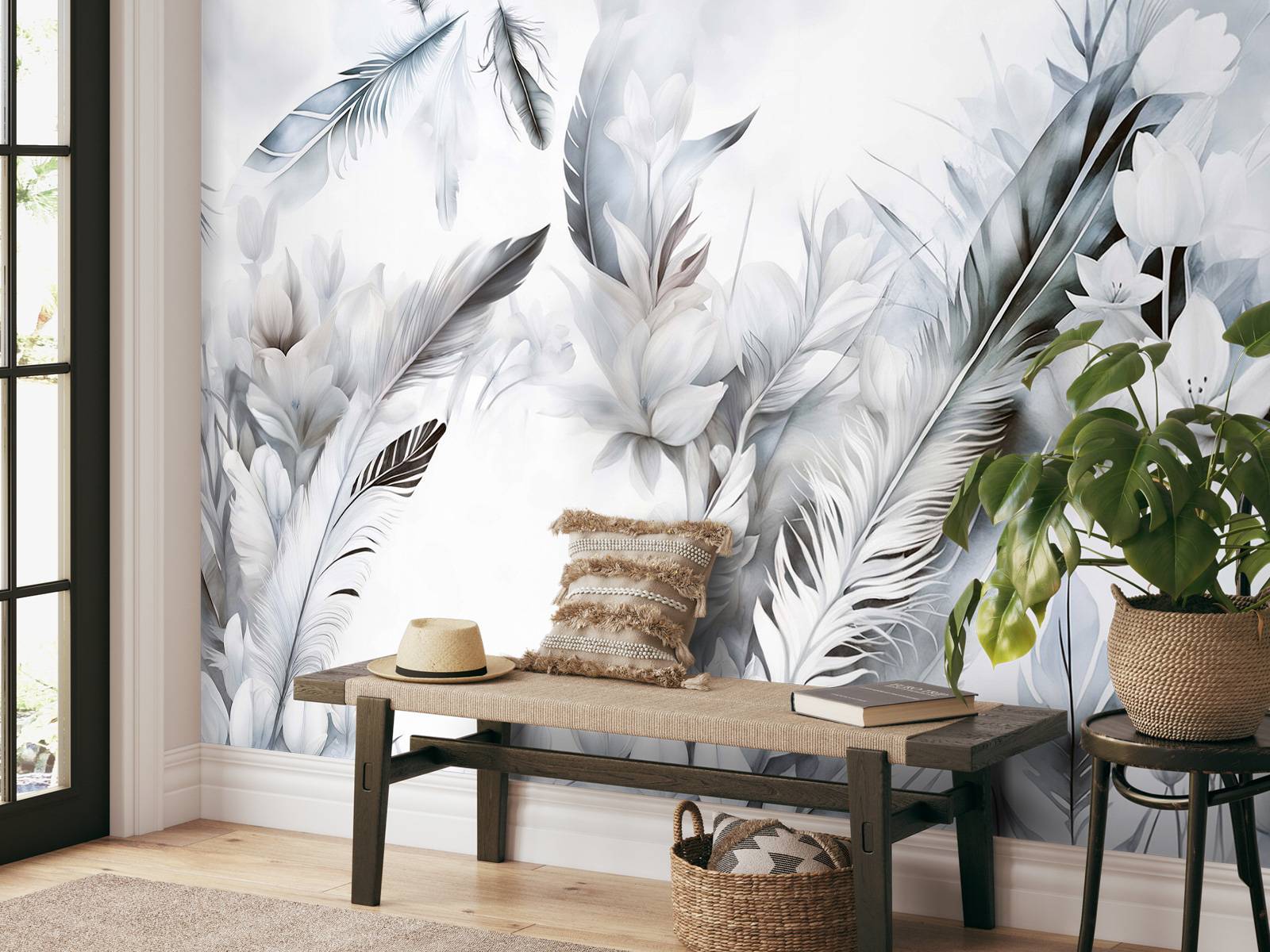 Fototapete - Zarte Liebe Blau - Fototapete, image size:1600x1200