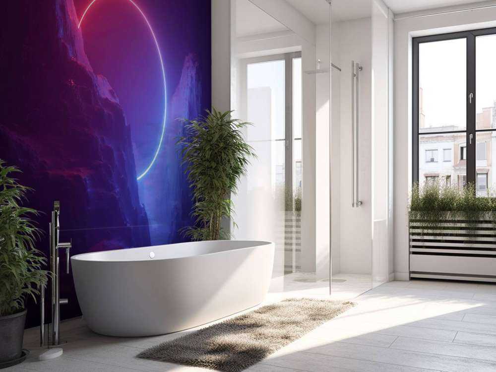 Berge in virtueller Realität