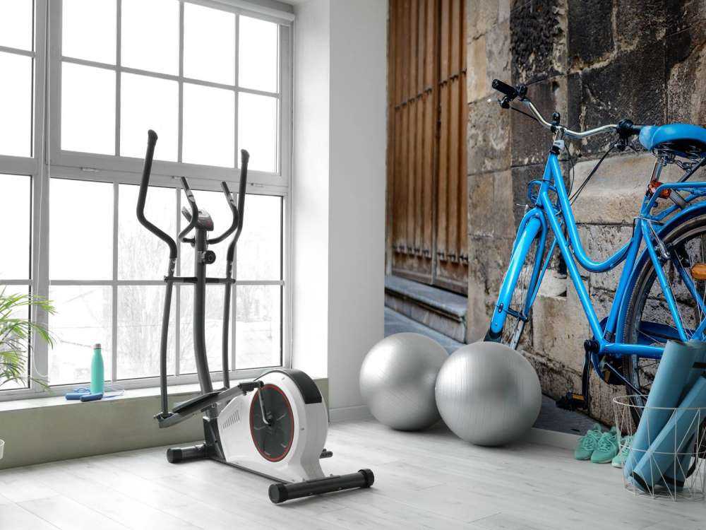 Blaues Fahrrad