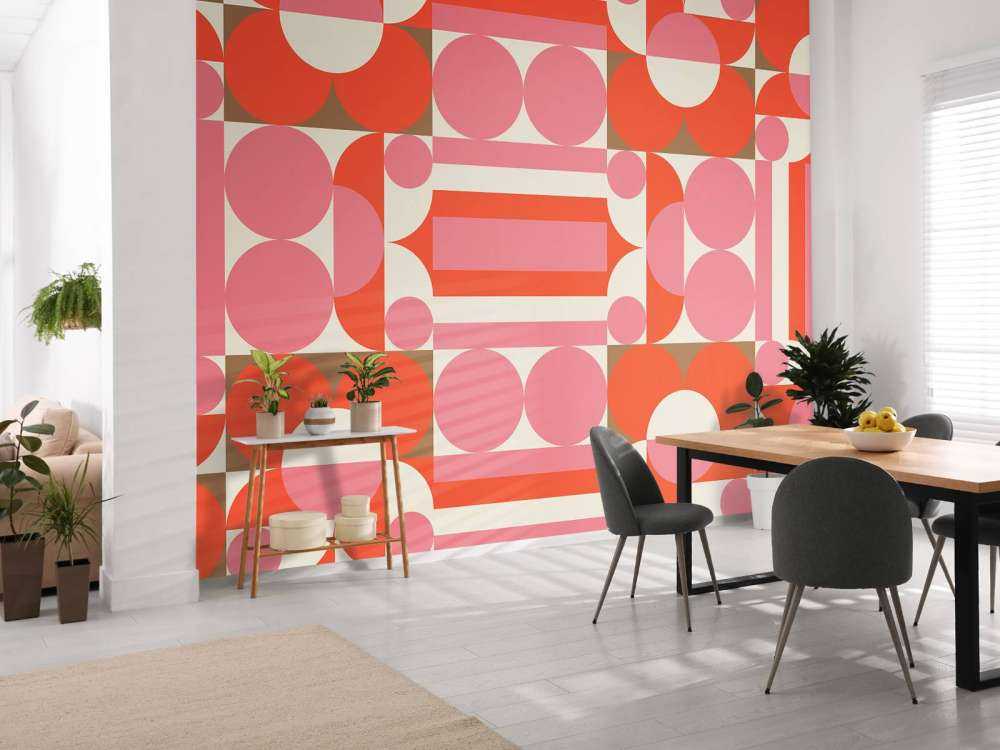 Pastellfarbene Formen