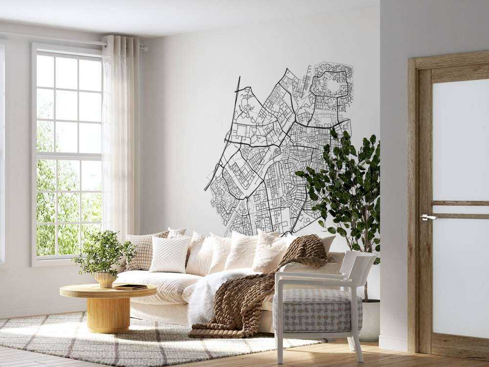Leidener Karte, weiß 