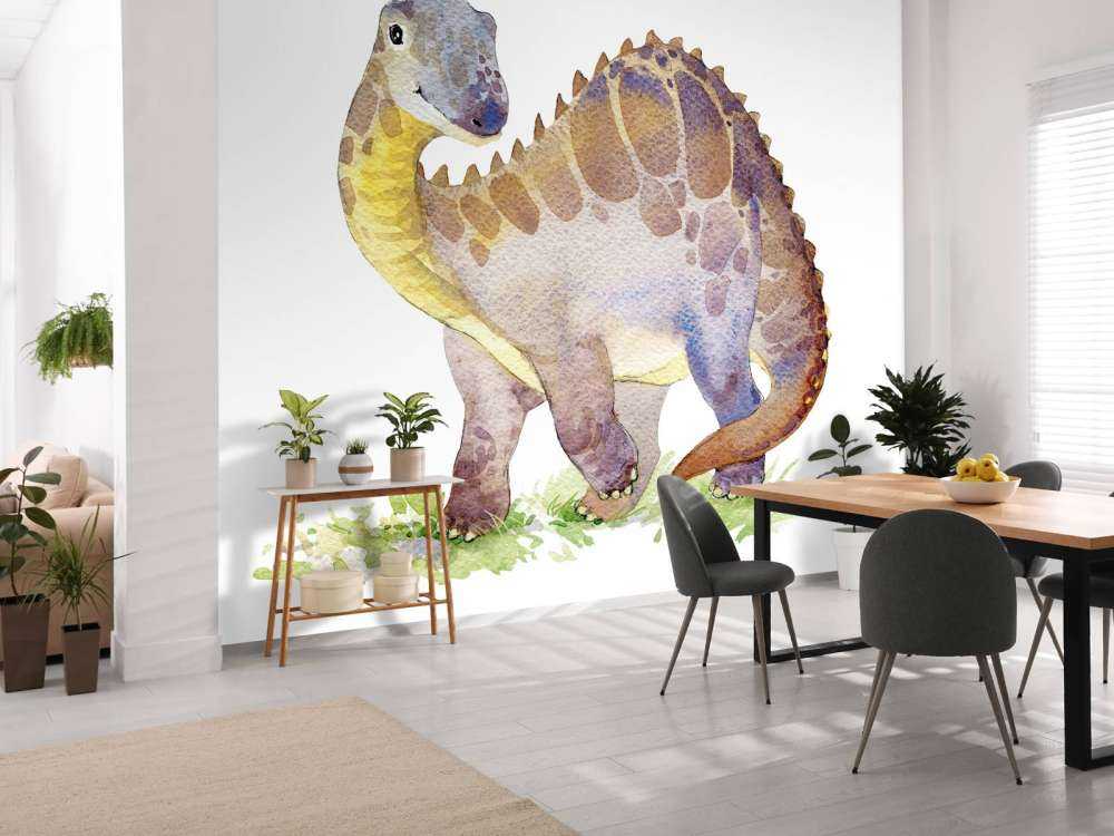 Dinosaurier aus Aquarellfarbe