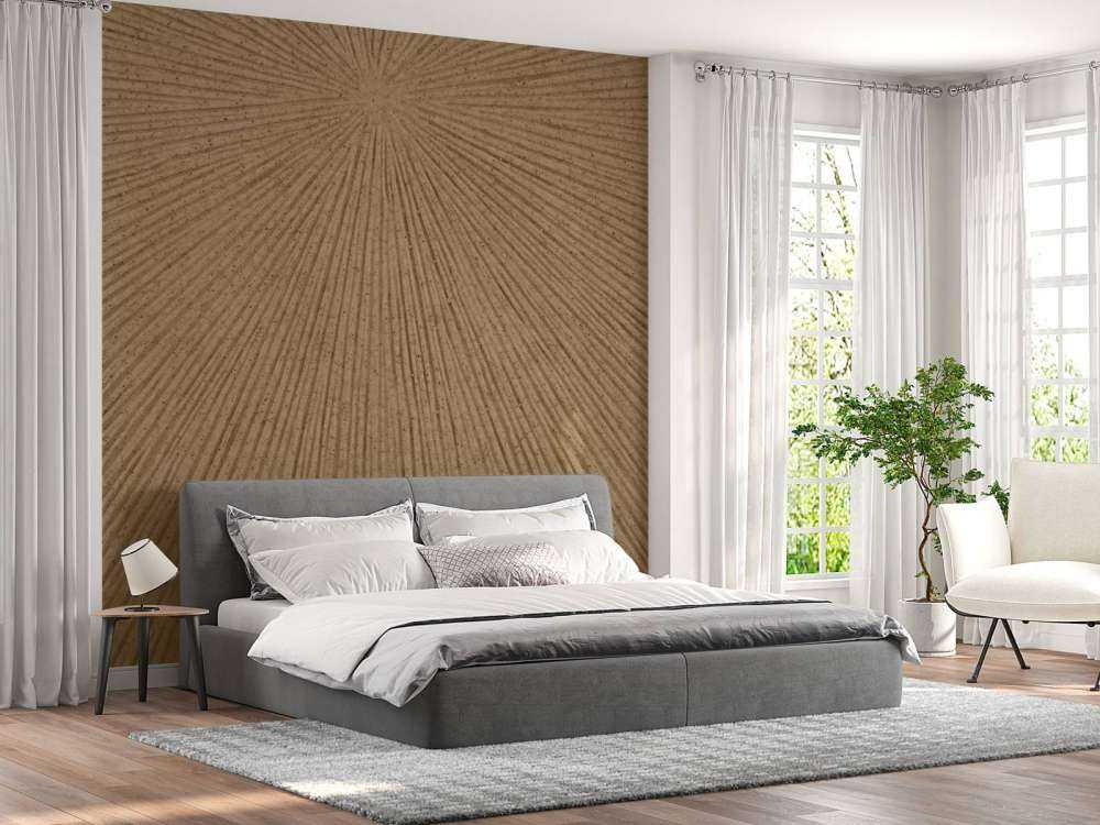 Struktur mit Linien in Goldbraun