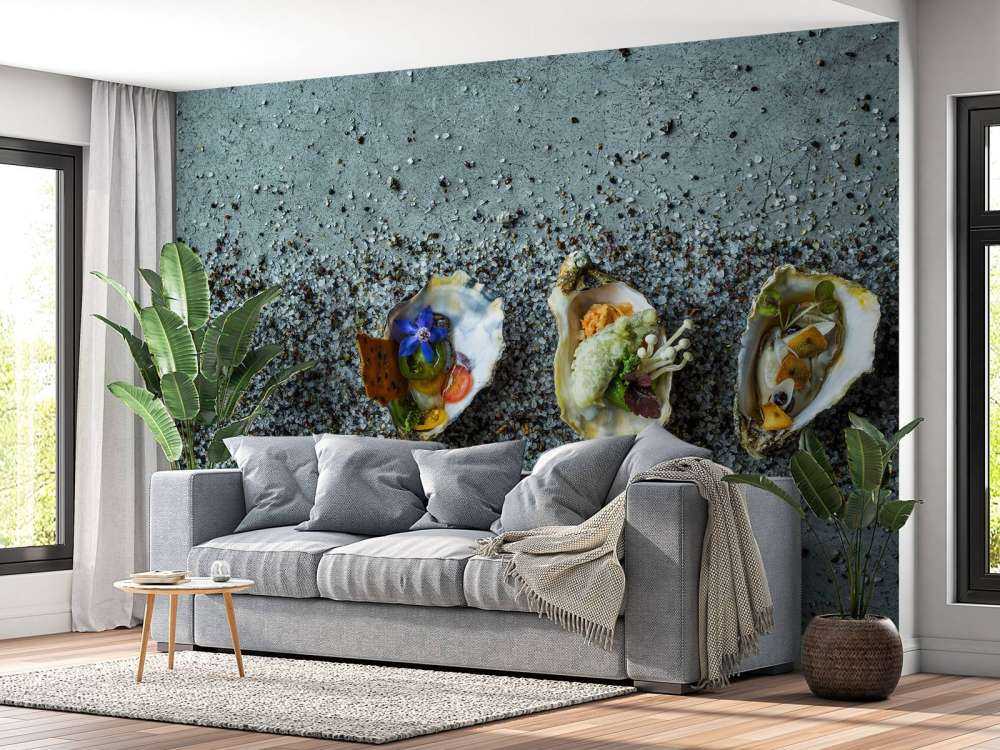 Mit Austern amüsieren