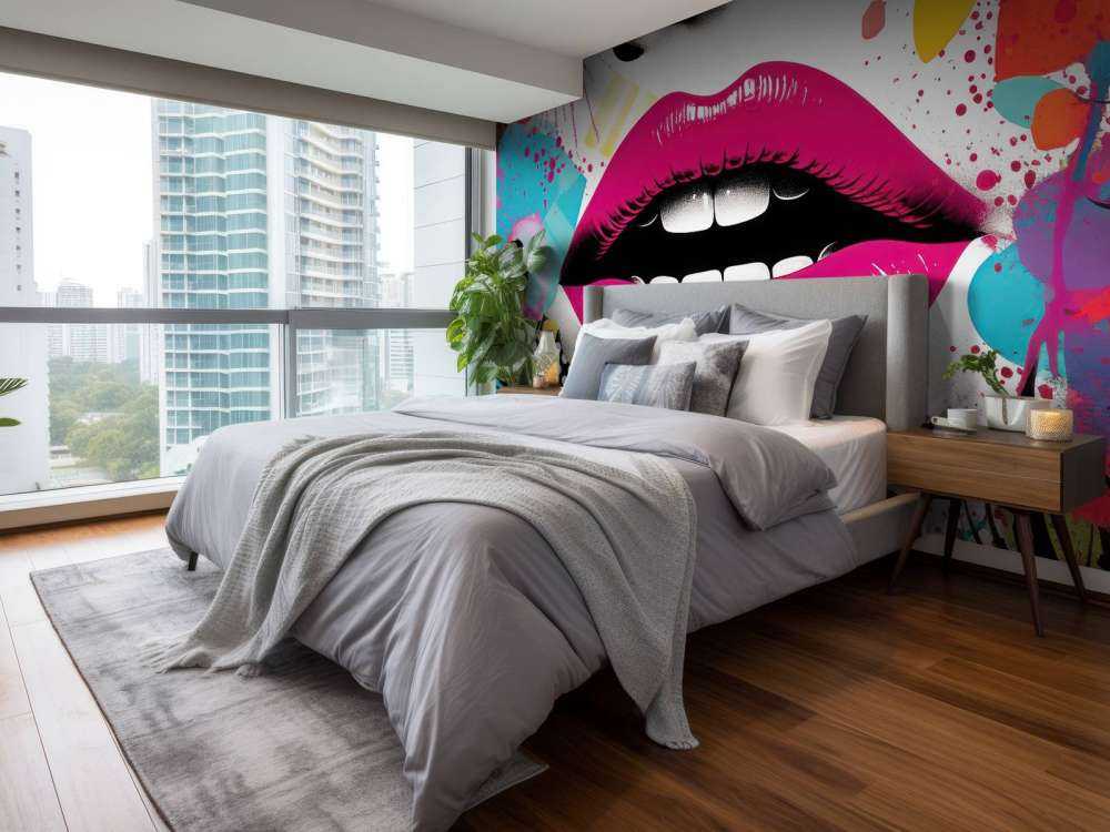 Pop-Art-Lippen