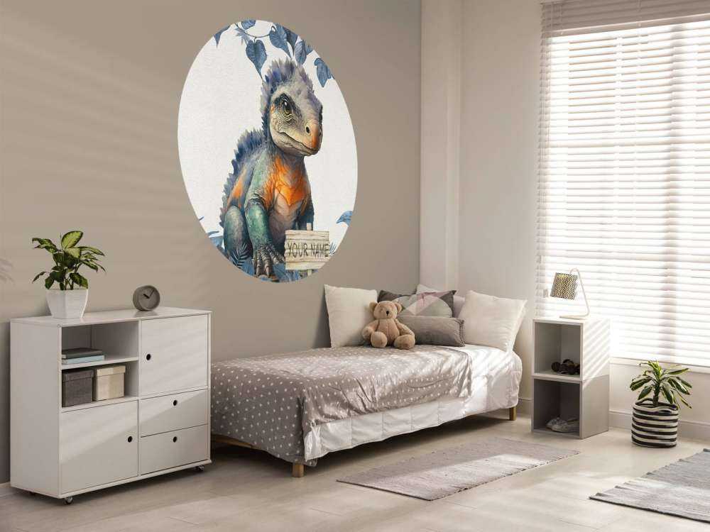 Baby-Ankylosaurus im blauen Dschungel