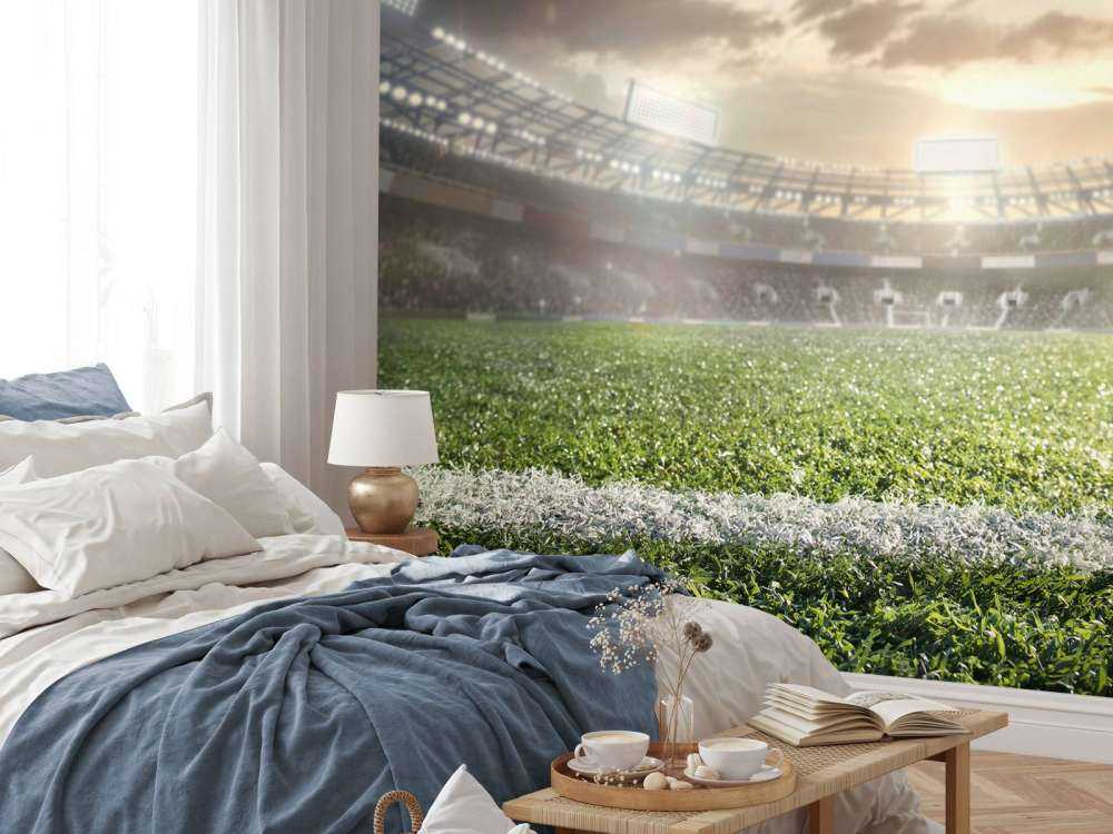 Stadion mit Kunstrasen