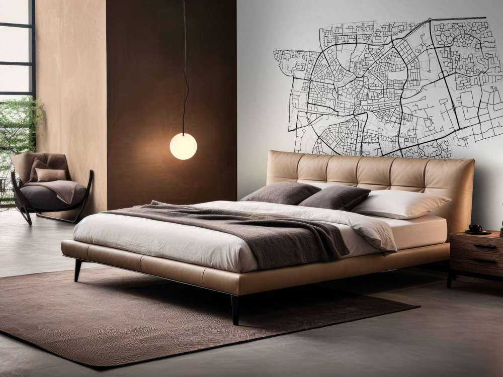 Karte von Leeuwarden, weiß