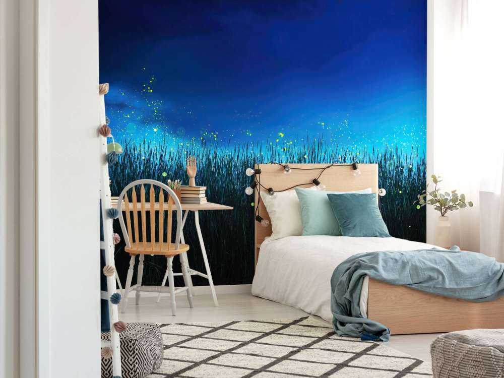 Glühwürmchen in der Nacht