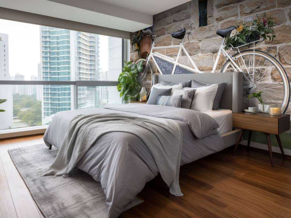 Oldtimer-Hochzeitsfahrrad