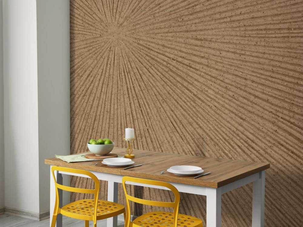 Struktur mit Linien Sonne in goldbraun