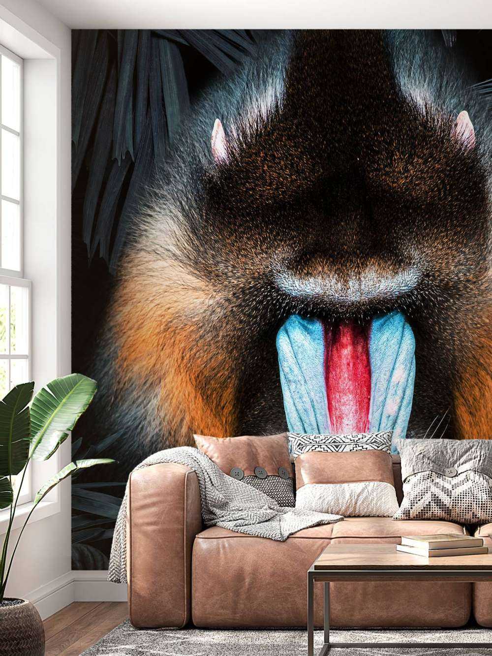Mandrill Porträt