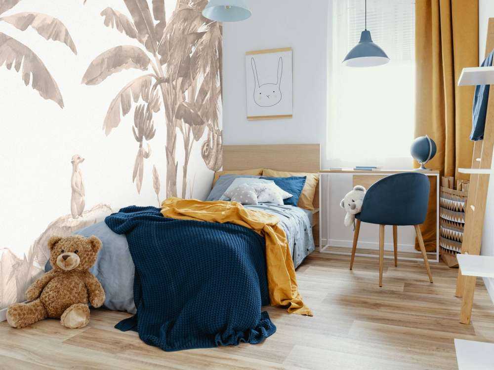 Kleine Dschungeltiere in Taupe