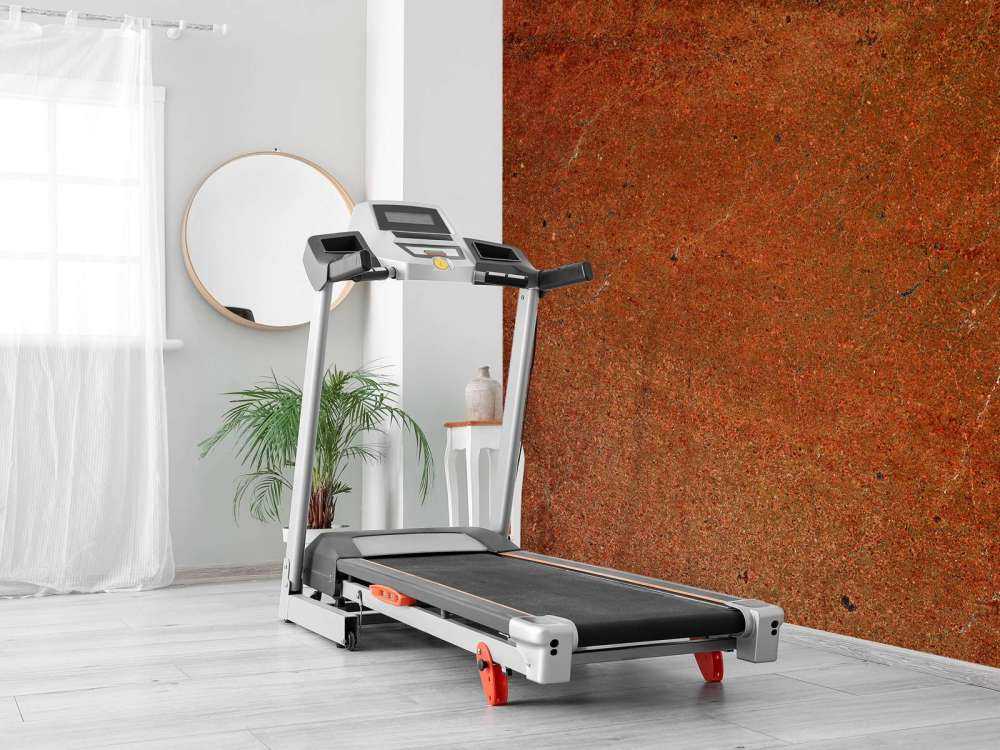 Orangefarbener Marmor