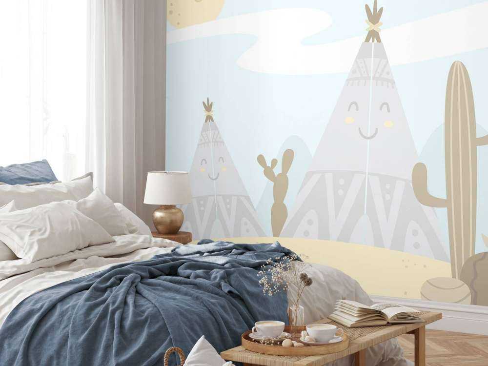 Tipis in der Wüste