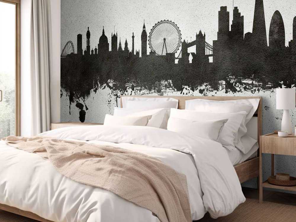 Aquarell-Skyline, London