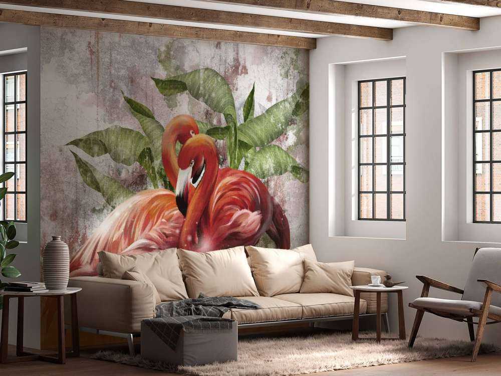 Flamingo Liebesduett