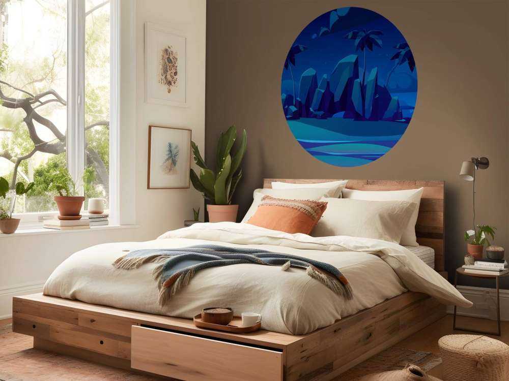 Insel bei Nacht