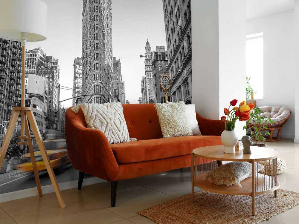 Belebte Straße in New York