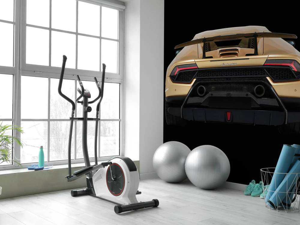 Lamborghini Huracán - Heckpartie, schwarz